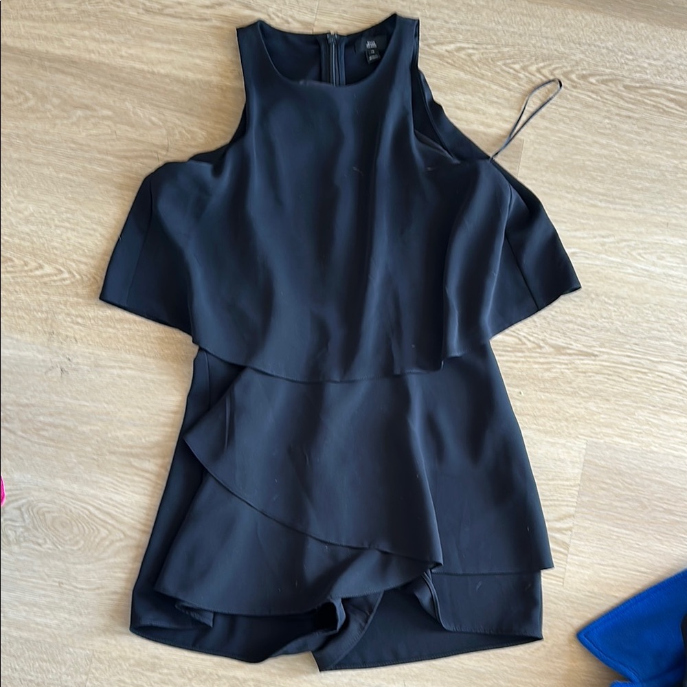 River Island Black Layered romper